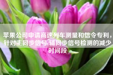 苹果公司申请高速列车测量和信令专利，针对主同步信号/辅同步信号检测的减少时间段