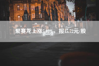 聚赛龙上涨5.01%，报45.72元/股