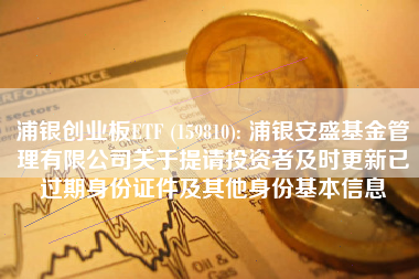 浦银创业板ETF (159810): 浦银安盛基金管理有限公司关于提请投资者及时更新已过期身份证件及其他身份基本信息