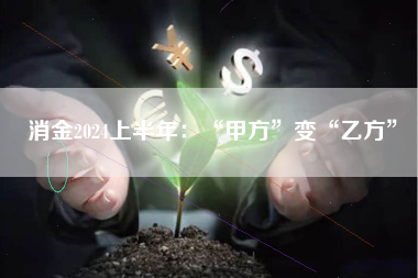 消金2024上半年：“甲方”变“乙方”